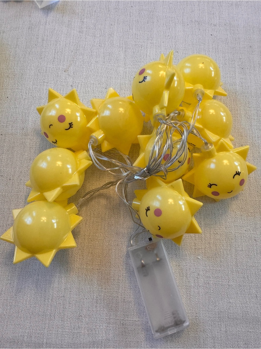 Yellow Sunface String Lights - Picture 3 of 5